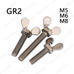 Titanium Wing Thumb Screws Bolts M5 M6 M8 - Picture 1 of 4