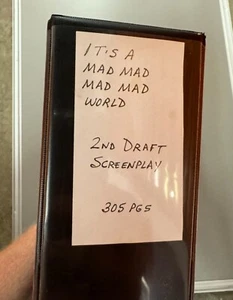 It’s A Mad Mad Mad Mad World (‘63) Repro 2nd Draft Screenplay + MORE!!!!! - Picture 1 of 5