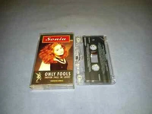 SONIA ONLY FOOLS (NEVER FALL IN LOVE) CASSETTE TAPE SINGLE - Picture 1 of 2
