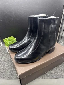Florsheim Boots Duke Boot Side Zip Beatle Men’s Black Leather Size 10.5 3E - Picture 1 of 12
