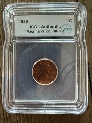 1954 Poor Man’s Double Die NGC Authentic - Image 1 of 2