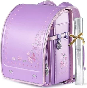 Coulomb Japanese Randoseru School Backpack Lavender - Picture 1 of 5