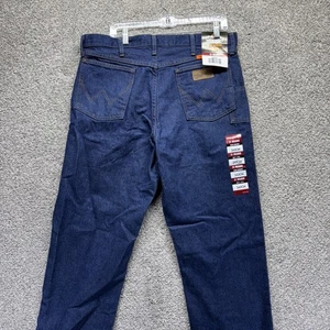 Pantalones de mezclilla de trabajo Wrangler para hombre FR CAT 2 2112 calce relajado 34W x 34L nuevos con etiquetas - Imagen 1 de 12