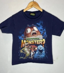 Vintage DreamWorks Monsters Vs Aliens Movie Promo T Shirt Graphic Tee Youth XS - Picture 1 of 6