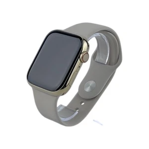 Apple Watch 8 Cellular Edelstahl Gold 45 mm Sportarmband Polarstern - Zdjęcie 1 z 7