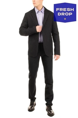 RRP €185 STILOSOPHY INDUSTRY Blazer Jacket Size L Wool Blend Single-Breasted - Image 1 of 4