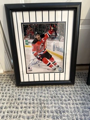 Zach Parise Autographed Picture w/Frame - Image 1 of 2