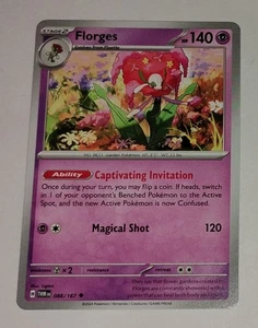 Florges 088/167 Pokemon TCG Sv06: Twilight Masquerade Regular Common 2024 - Picture 1 of 6