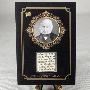 John Quincy Adams - Peices Of The Past - Relic Card #Single-20 - Picture 1 of 8
