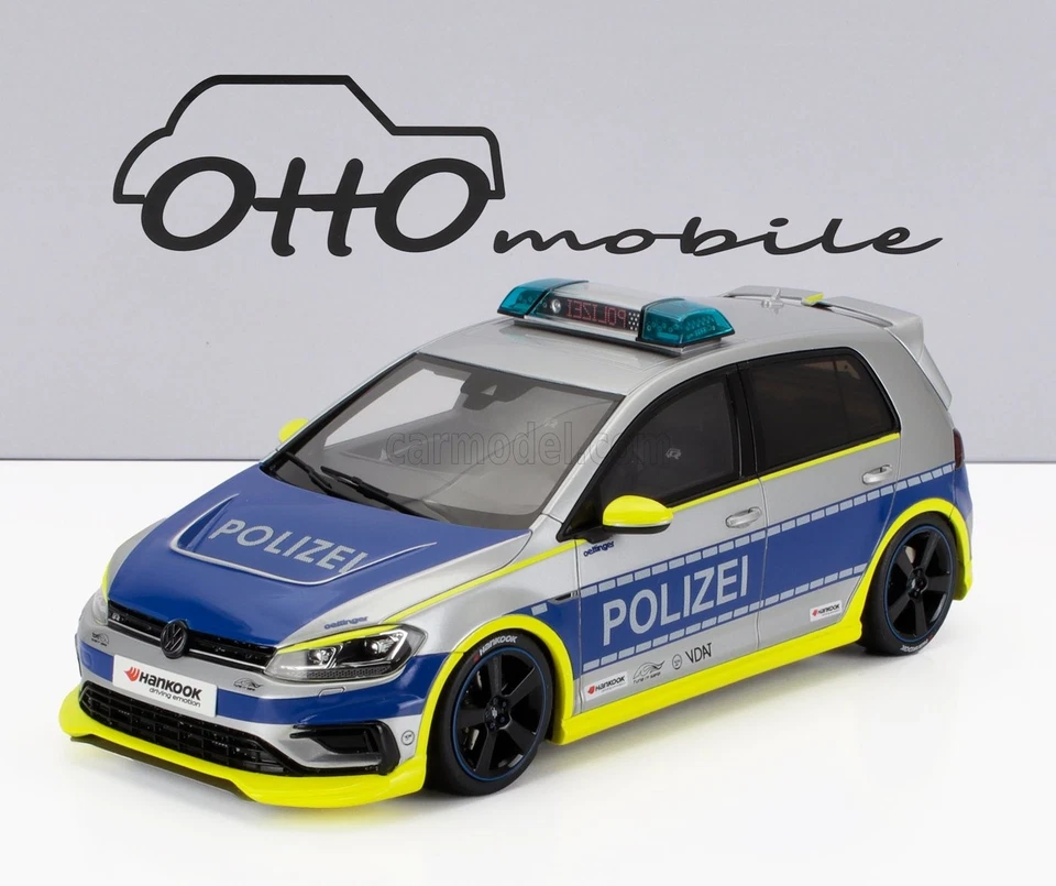 1/18 OTTO-MOBILE - VOLKSWAGEN - GOLF VII R OETTINGER POLIZEI POLICE 2018 OT1117 - Immagine 1 di 1