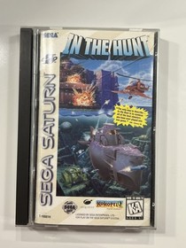 In The Hunt Sega Saturn 1994 CIB Complete Game w/registration Card RARE