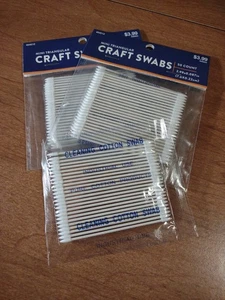 125 Mini Dreieck Handarbeit Wattestäbchen 2 Packungen à 50, 1 Packung à 25 Neu  - Bild 1 von 9