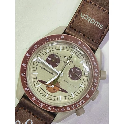 Nuovo Orologio da polso Unisex Bioceramic Mo☆onswatch☆ Formale Orologio 42mm - Immagine 1 di 4