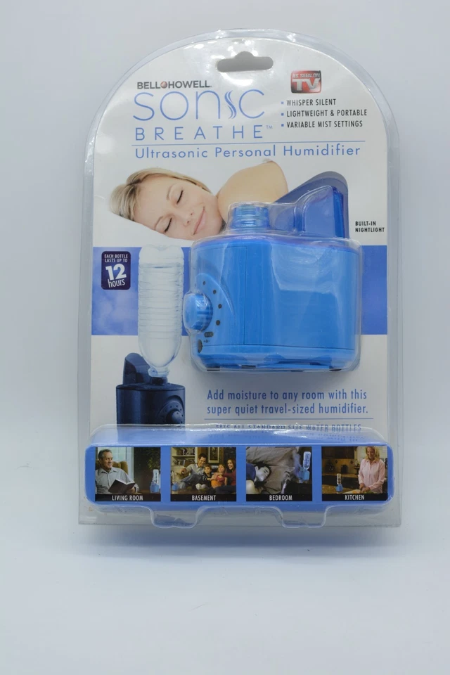 Bell and Howell Sonic Breathe Ultrasonic Personal Humidifier Portable Silent NEW - Image 1 of 4
