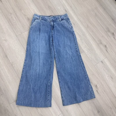 Alice & Olivia Eric low rise jeans in Sadie light vintage blue size 28 - Image 1 of 4