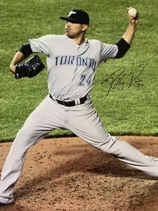 Ricky Romero Toronto Blue Jays 2011 All-Star Autographed Signed 11x14 Photo COA - Picture 1 of 2