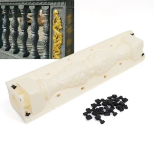Moldes de balaustradas de 60 cm 2 piezas hágalo usted mismo para fundición de cemento yeso concreto - Imagen 1 de 8