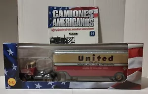 ALTAYA Nº 93 GMC COE UNITED VAN LINES INC. 1955 1/43 AMERICAN TRUCKS - Imagen 1 de 2