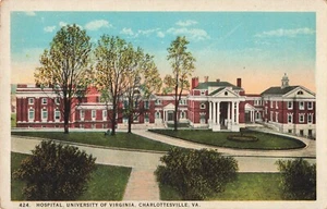 Cartolina VA Charlottesville Virginia-Ospedale Università della Virginia-Vintage B13 - Foto 1 di 2