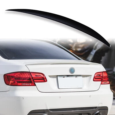 Rear Trunk Spoiler For BMW E92 3er P Style Painted Black Saphire 475 - Image 1 of 4