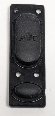 NOS Uniden Radio Replacement Rubber PTT Push To Talk Button Part# LNBZ352122Z - Image 1 of 3