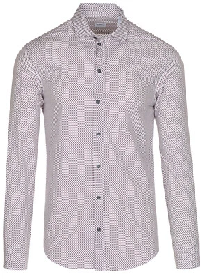 Armani Collezioni Men's Gray Cotton Checkerboard Casual Shirt - Gray - XS - Image 1 of 3
