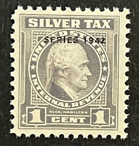 Travelstamps: US Silver Tax Stamps Scott #RG83 - 1 Cent Mint MNH OG