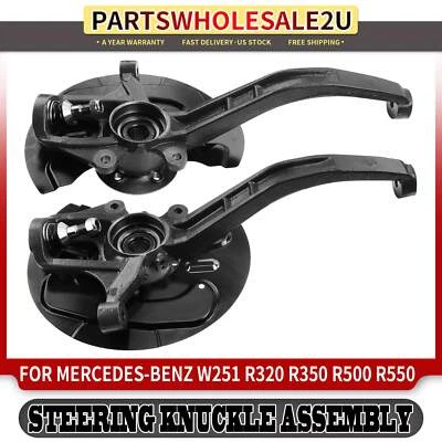 2Pcs Front Wheel Hub Bearing Steering Knuckle Assy for Mercedes-Benz R320 R350 - Image 1 of 4