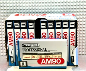 TDK PRO AM 90 TIPO I CAJA DE 10 CINTAS DE CASETE (SELLADAS) - Imagen 1 de 7