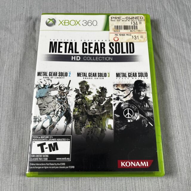 Preços baixos em Metal Gear Solid HD Collection jogos de vídeo com manual