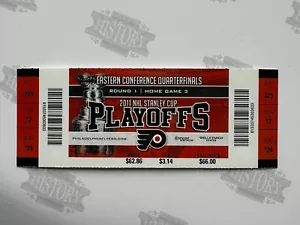 Biglietto NHL Playoffs 2011 ECQF Gm 5 Sabres at Flyers 22/04/11 Ryan Miller W - Foto 1 di 1