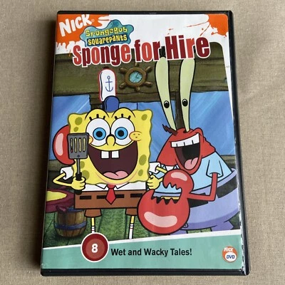 SpongeBob SquarePants: Sponge for Hire (DVD 2004 8 Eps) Nickelodeon Nick Cartoon - Image 1 of 4