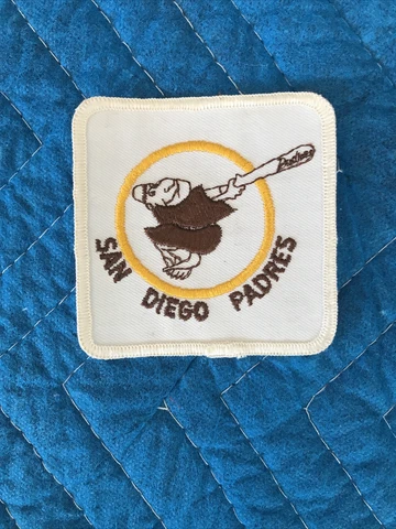 SAN DIEGO PADRES VINTAGE 1970'S FRIAR MASCOT 3”x3” Cover