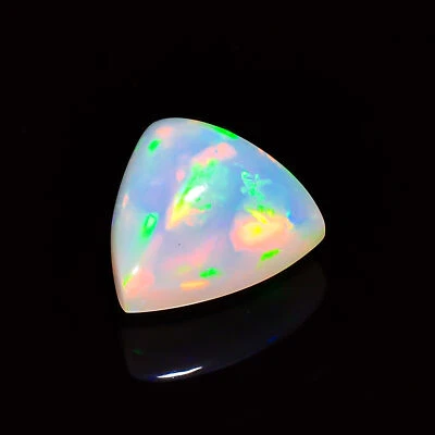 Piedra preciosa suelta de billón de cabujón de ópalo etíope natural 3,5 quilates 11X11X7 mm FB-35 Foto 1 de 4