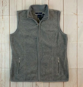 Karen Scott Size Small Sport Vest Womens Grey Zeroproof Fleece Lightweight Gray - Picture 1 of 8