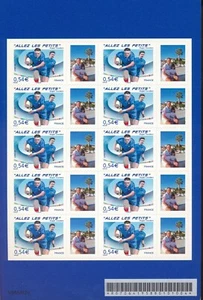 Timbre France Personnalisé F4032B** Allez les Bleus Logo Privé ref FJK 259 - Foto 1 di 1