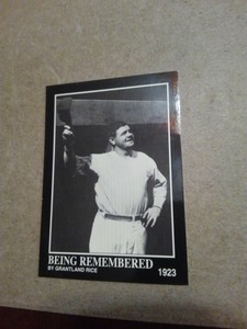 BABE RUTH 1992 MEGACARDS THE BABE RUTH COLLECTION #163 FREE SHIP