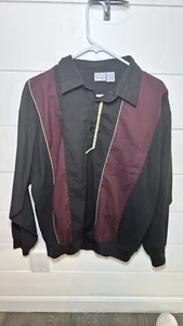 Vintage Haband Casual Joe Men’s Pullover Long Sleeve Bowling Shirt Top XL - Picture 1 of 4
