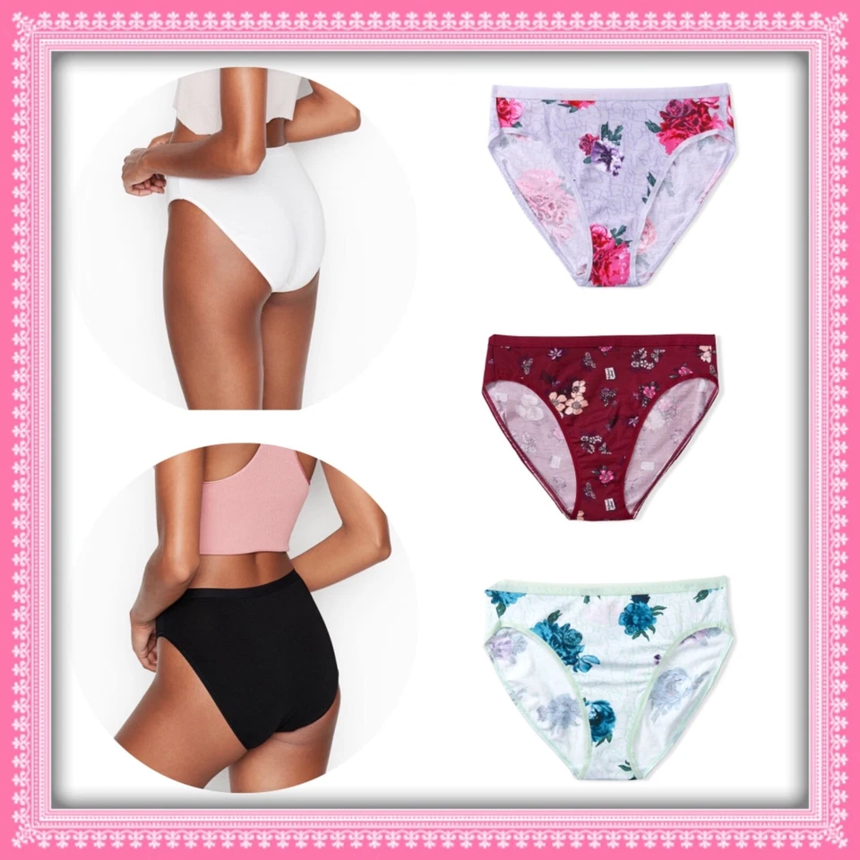 (1) Braguita Victoria's Secret Algodón Elástico Pierna Alta MEDIANA NUEVA ~u Pick~ Foto 1 de 1