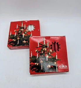2 Boxes Eika Kerzen Christmas Tree Candles Old World Germany New Multicolor  - Picture 1 of 6