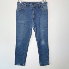 Vintage Calvin Klein 35x32 Jean Straight Leg Denim High Rise