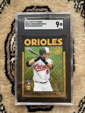 Ryan Mountcastle 86BC-8 #d /50 2021 Topps ‘86 Chrome Gold Mojo Refractor RC