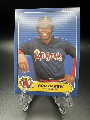 1986 Fleer - Rod Carew #151 Angels - Image 1 of 2