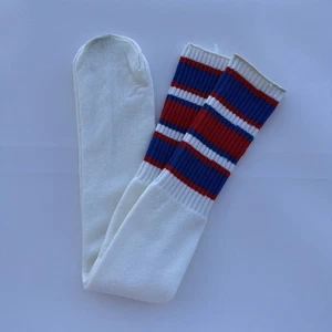 Vintage Schlauch Socken 23" 1980er 90er New Old Stock gestreift Basketball USA - Bild 1 von 9