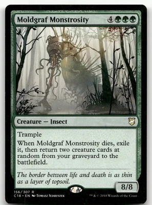 Moldgraf Monstrosity #156 (MP) Commander 2018 C18 Magic MTG - Image 1 of 2