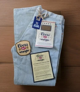 Wrangler Coors Beer Washed Cowboy Cut Jeans (Patch & Flaschenöffner inkl) - 34x32 - Bild 1 von 6
