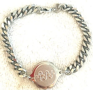 SOS Talisman Edelstahl Damen Medizin Armband - Bild 1 von 12