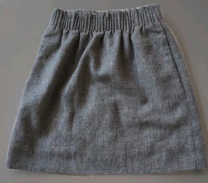 J.CREW Damen/Jr.Grauer Rock aus Wolle & Polyester mit elastischer Taille - Größe 00 - Bild 1 von 4