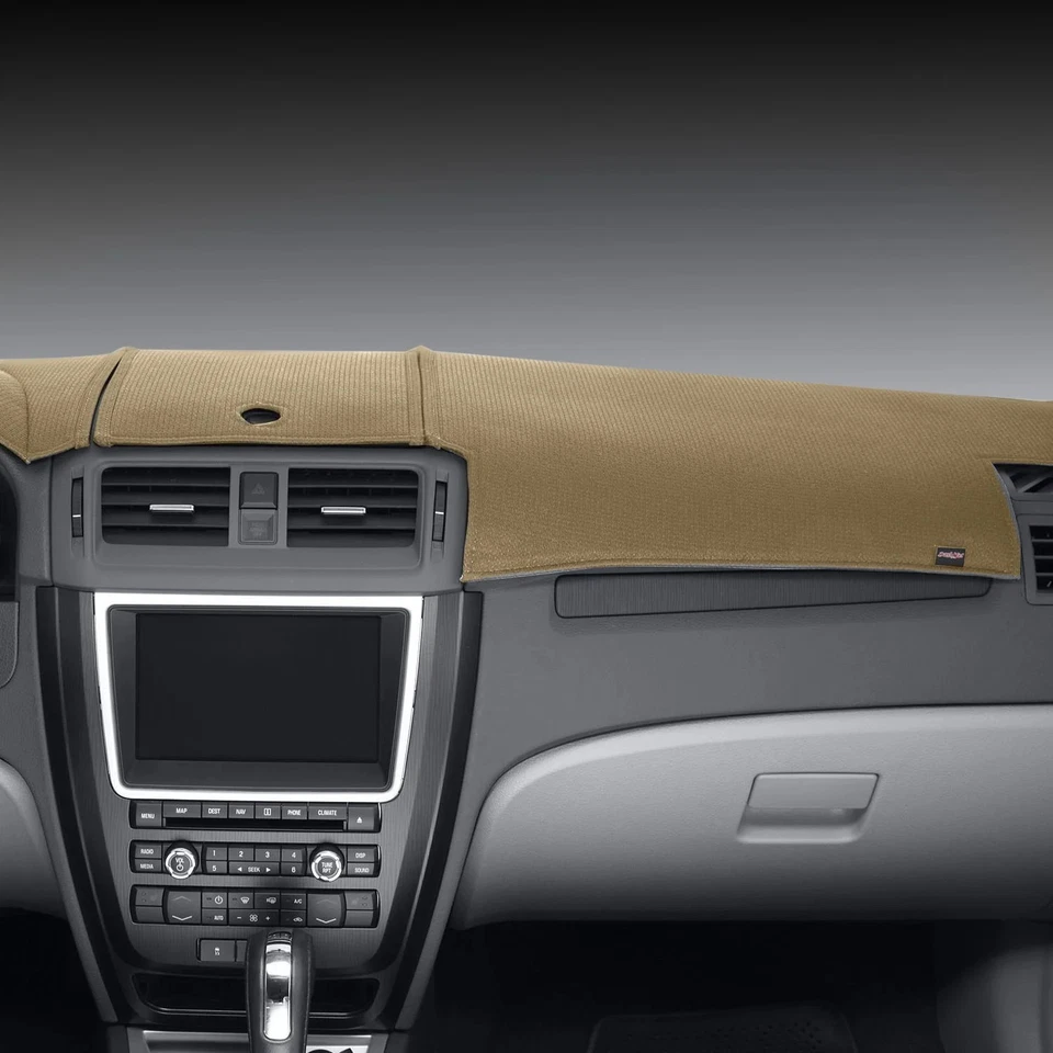For Toyota Tundra 00-06 Limited Edition Beige Polyester Custom Dash Cover Foto 1 de 4