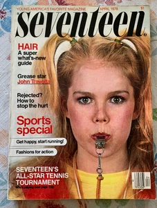 1978 Seventeen Magazine April Issue Model Alexandra Cover - Picture 1 of 3